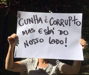 Manifestação na Paulista, em 16/08/2015