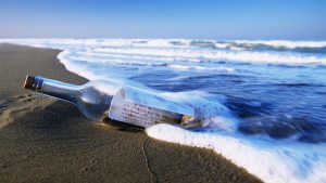 Sea-beach-drift-bottle